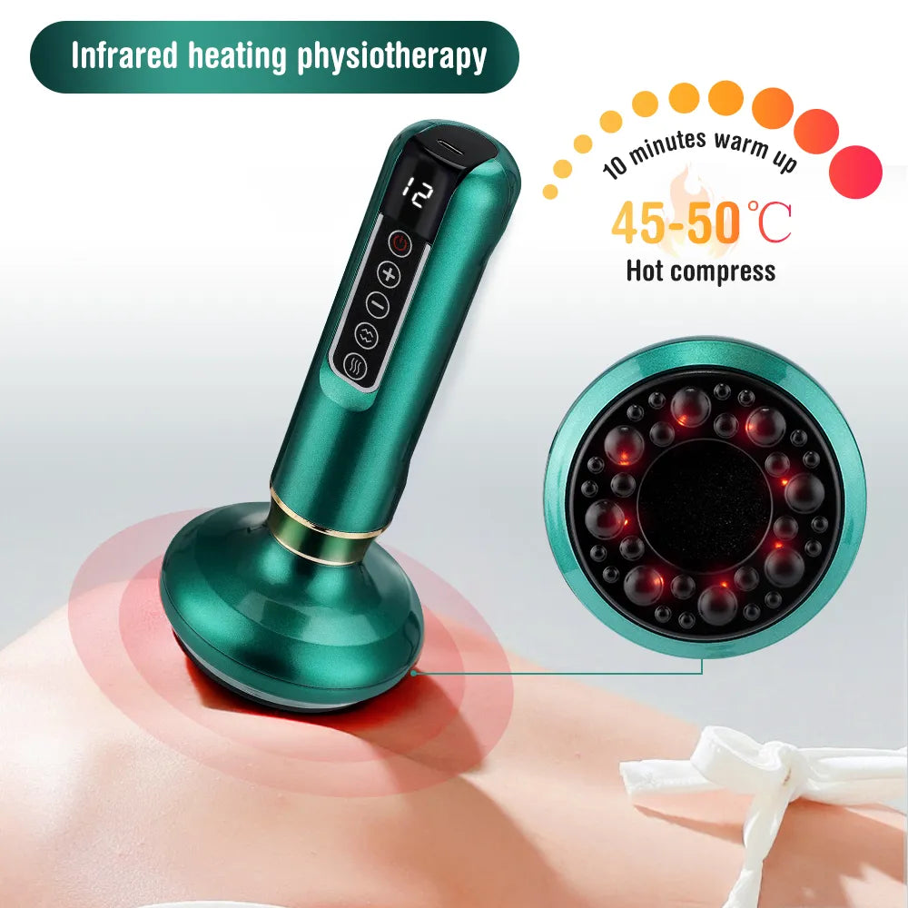 Electric Vacuum Cupping Massager - WellAura